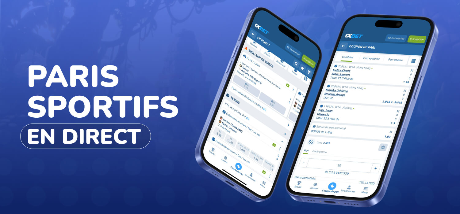 live sports betting at 1xbet casino